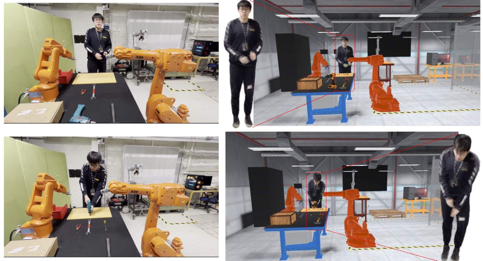 A design framework for high-fidelity human-centric digital twin of collaborative work cell in Industry 5.0